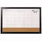 Quartet Magnetic Combination Dry Erase Calendar/Cork Board, 35 x 23, Black Wood Frame 79284 - alternate 4